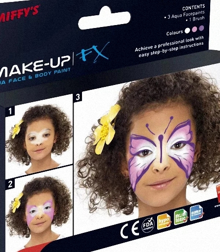 (image for) Butterfly Face Paint Kit